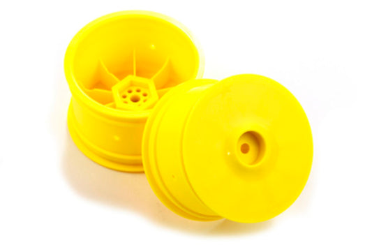 TD510017  WHEEL RIM REAR: 14MM HEX YELLOW (2PCS)