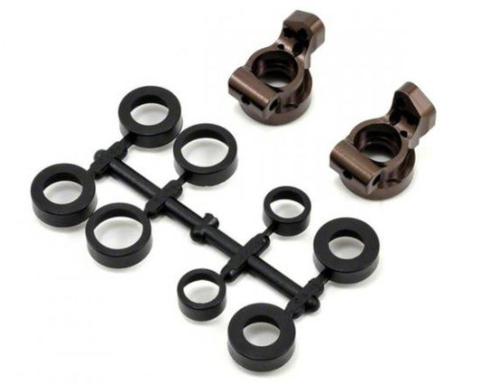 UMW704-0  Rear Hub Carrier V2 RB5/RB6/ZX5/RT/SC (0) Alu-Gun Metal