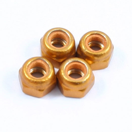 FASTM3G - M3 Gold Lock Nuts