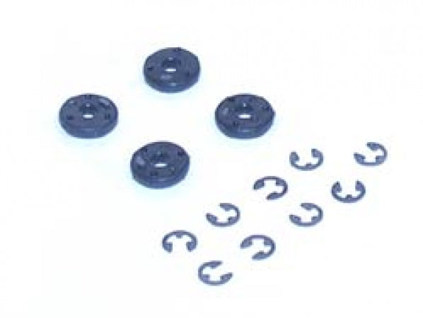 A5045  Shock Pistons #57, Black (4)