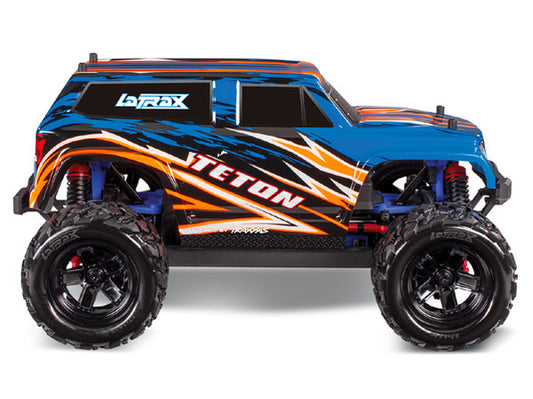 TRX76054-1-BLUE  LaTrax Teton 1/18 Scale 4WD Monster Truck