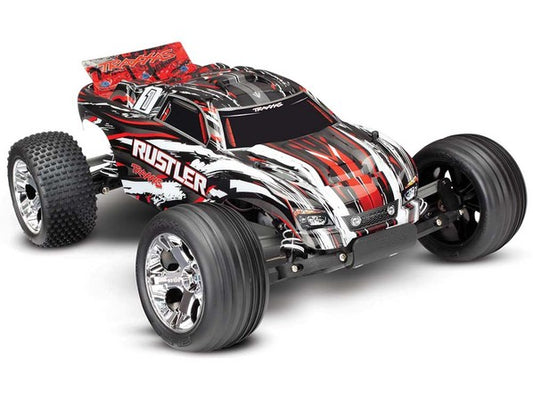TRX37054-4-red  Traxxas Rustler XL-5 iD RTR - Red