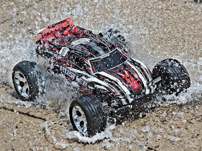 TRX37054-4-red  Traxxas Rustler XL-5 iD RTR - Red
