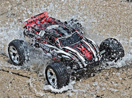 TRX37054-4-red  Traxxas Rustler XL-5 iD RTR - Red