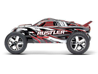 TRX37054-4-red  Traxxas Rustler XL-5 iD RTR - Red