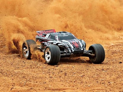 TRX37054-4-red  Traxxas Rustler XL-5 iD RTR - Red