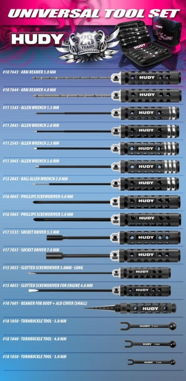 DY190005 - HUDY LIMITED EDITION TOOL SET + CARRYING BAG