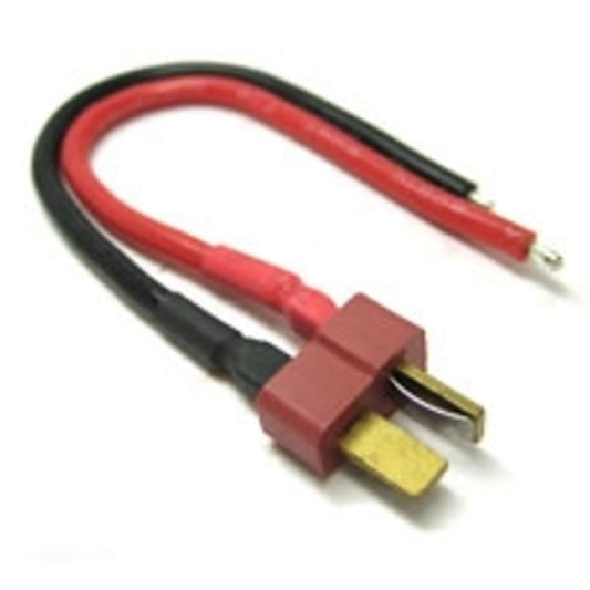 ET0620  Male Deans Plug With 10CM 14AWG Silicone Wire