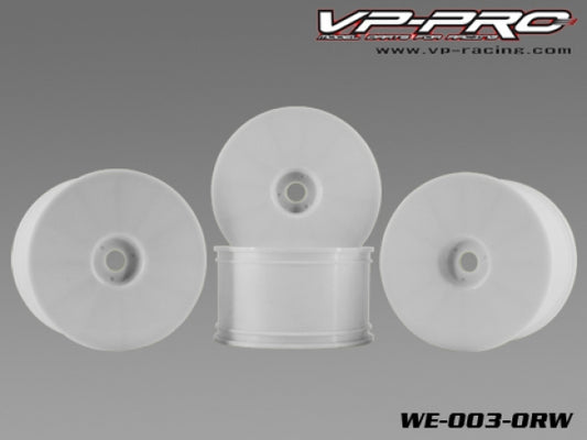 White 1/8th Truggy Wheels