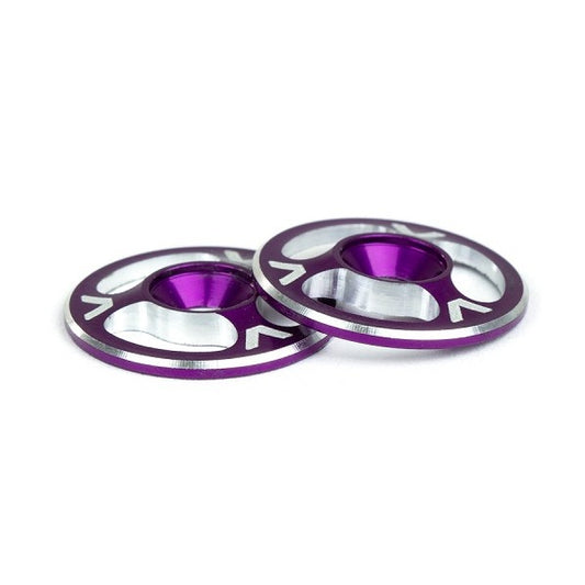 AV1060-PUR  TRIAD machined alloy 1/10th wing buttons (purple)