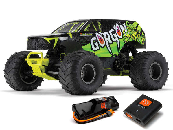 1/10 GORGON MEGA 550 2WD MT with Battery & Charger YellowC-ARA3230ST1