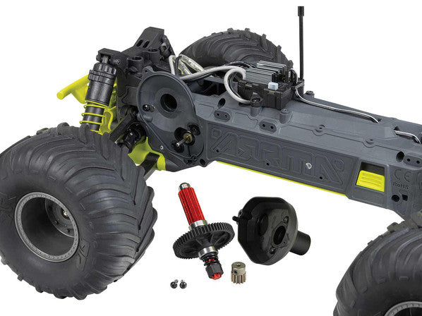 1/10 GORGON MEGA 550 2WD MT with Battery & Charger YellowC-ARA3230ST1