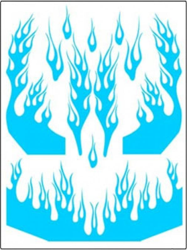 Phat Nasty Flame Design Mask