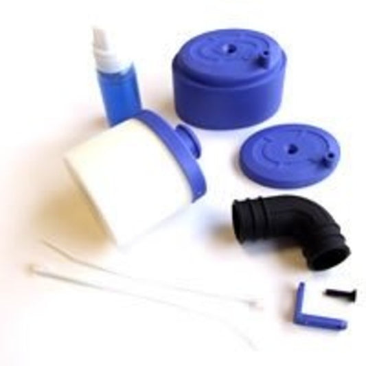 FAST93B  Waterproof Air Filter 1/8TH W/Air Filter Oil - BLUE