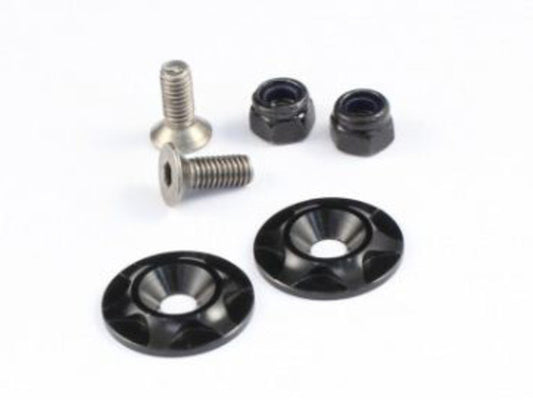 CR257  Alloy Touring Car Wing Support - Black