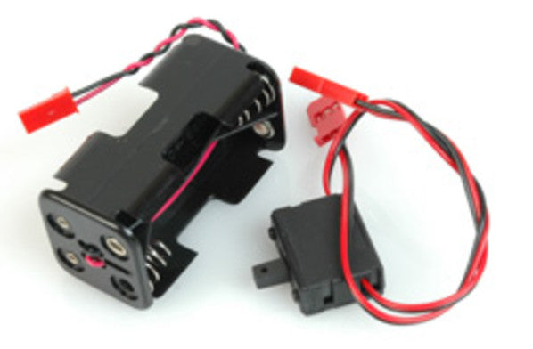 G832  Battery Box and Switch; 4xAA