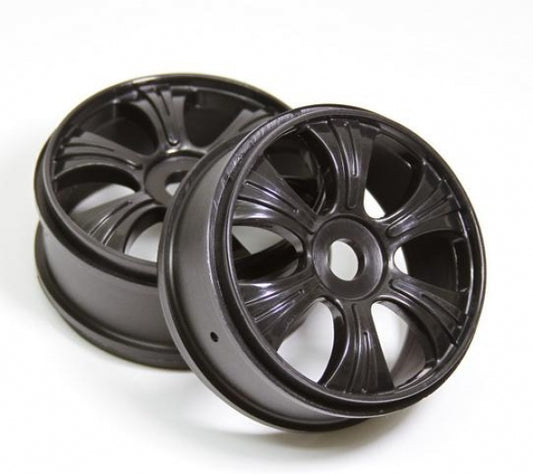 Rims black (2) 1:8 Onroad