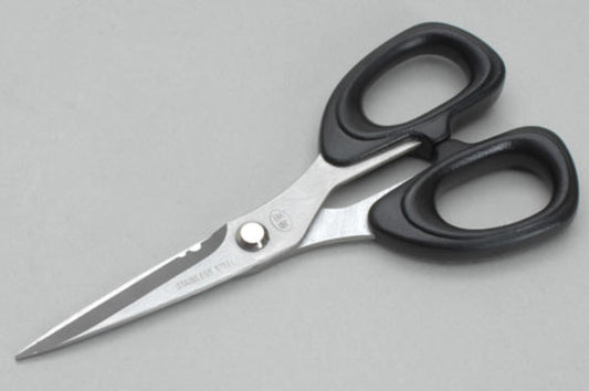 T-RMXSC02  Ripmax Large Stainless Scissors with Micro Teeth & Wire Stripers