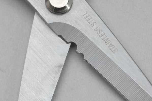 T-RMXSC02  Ripmax Large Stainless Scissors with Micro Teeth & Wire Stripers