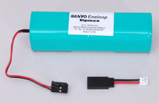 O-8EN2000AAWF  Sanyo 9.6v 2000mAh Eneloop Tx Pk Sq