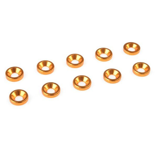 C31200 - Corally Gold aluminium flat washer for M3 flat head screws