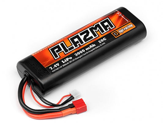 HPI101940  Plazma 7.4V 3000mAh 20C Lipo Round Case Stick Pack Re-Chargeable Battery