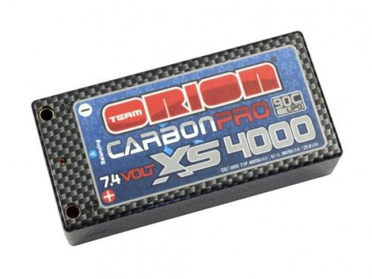 ORI14055  Team Orion Carbon Pro Shorty 2S 7.4v LiPo - 4000mAh 90C