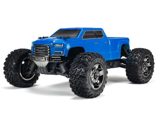 AR102711 - 1/10 Bigrock Crew Cab 4x4 3S BLX Blue RTR