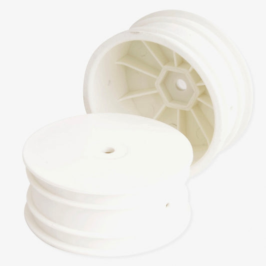 TU0442W  Buggy Rims 14mm front white (2) 4WD