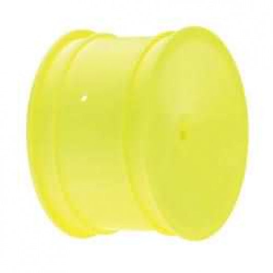 LOSA7104 - Losi Wide Rear Yellow Wheels (2)