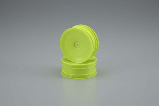 Kyosho RB5/RB6: Front Wheels (Yellow/Pair)