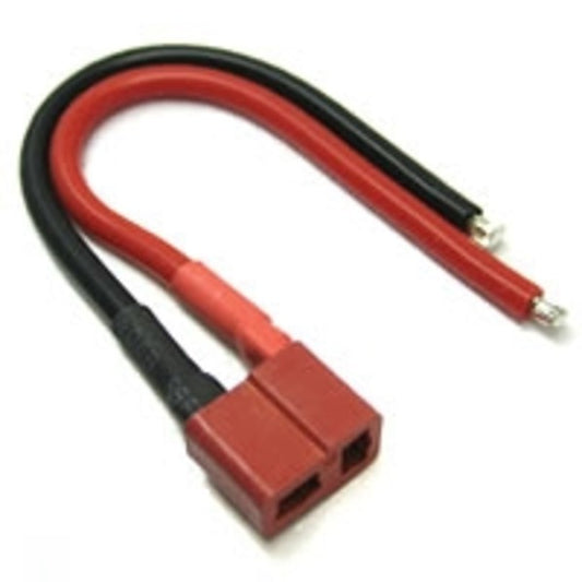 ET0621  Female Deans Plug With 10CM 14AWG Silicone Wire