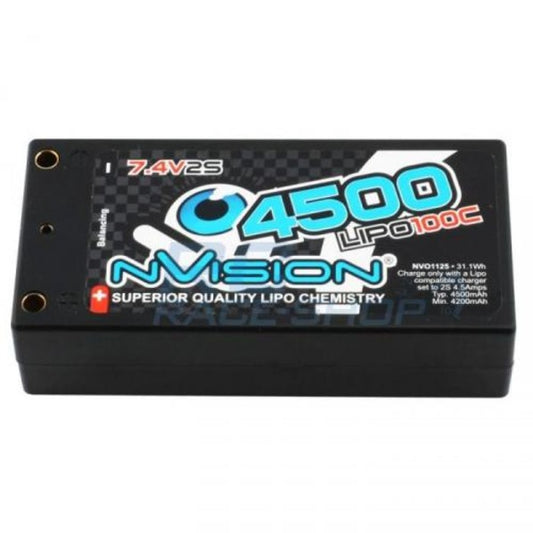 NVO1125 - nVision Factory Pro Shorty LiPo - 4500mAh 100C