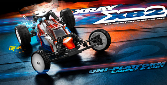 XR320000  XRAY XB2 - 2WD 1/10 ELECTRIC OFF-ROAD CAR - ASTRO & CARPET EDITION
